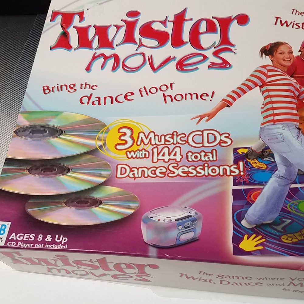 Twister music game with cds